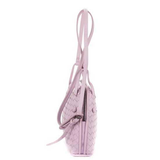 Bottega Veneta Nodini Crossbody en lila Cuero de becerro - Image 3