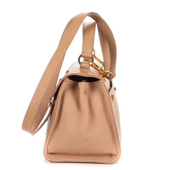 Yves Saint Laurent Small Muse Two en beige Cuero de ternero - Image 3