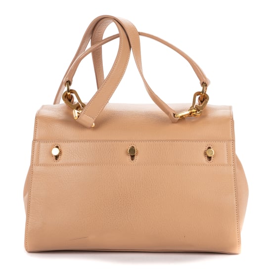 Yves Saint Laurent Small Muse Two en beige Cuero de ternero - Image 5