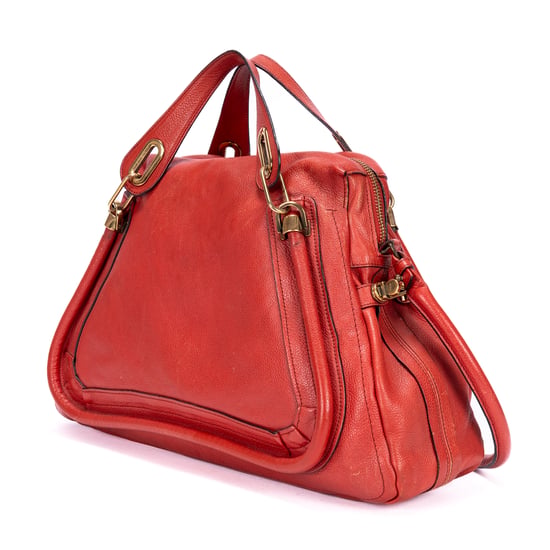 Chloé Large Paraty Large en Red Cuero de ternero - Image 2