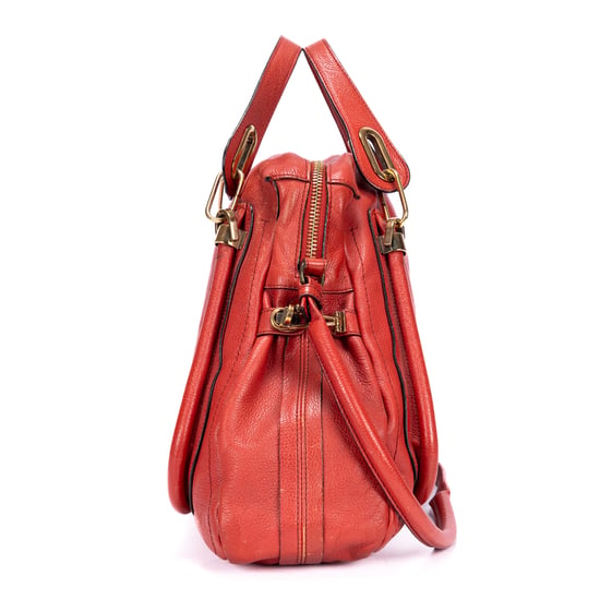 Chloé Large Paraty Large en Red Cuero de ternero - Image 3