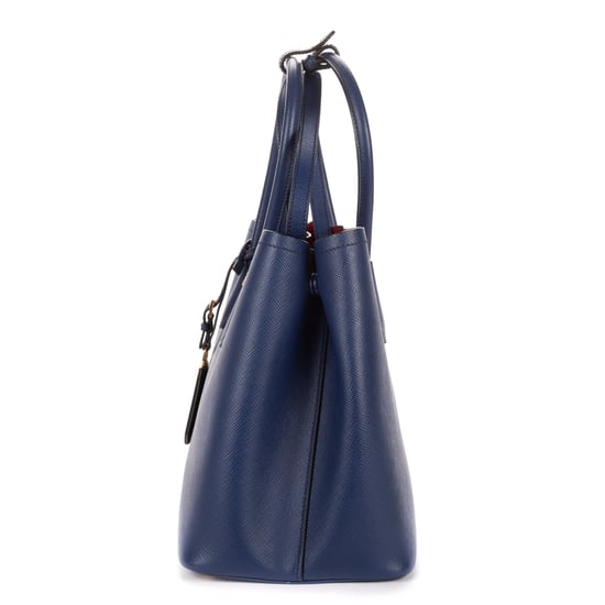 Prada Cuir Double Handle Tote  en  Marina Cuero de ternero - Image 3
