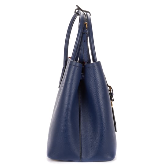 Prada Cuir Double Handle Tote  en  Marina Cuero de ternero - Image 4