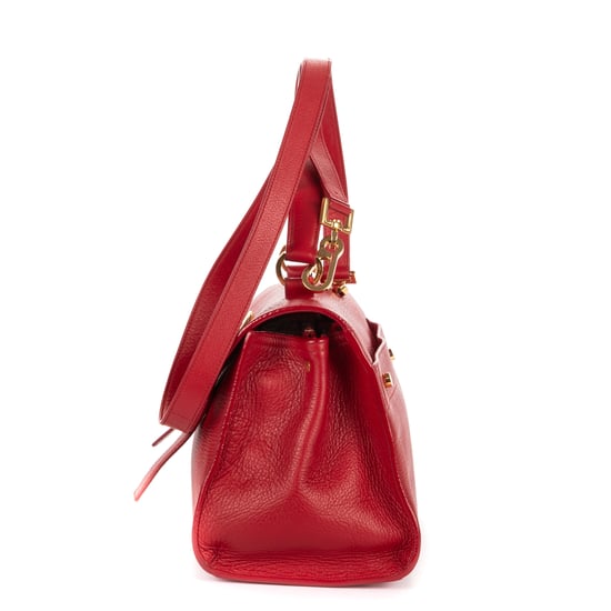 Yves Saint Laurent Small Muse Two en Red Cuero de ternero - Image 3