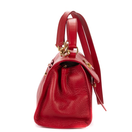 Yves Saint Laurent Small Muse Two en Red Cuero de ternero - Image 4