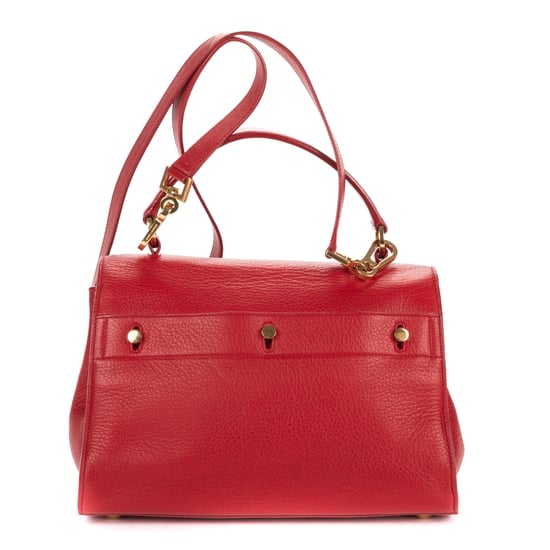 Yves Saint Laurent Small Muse Two en Red Cuero de ternero - Image 5