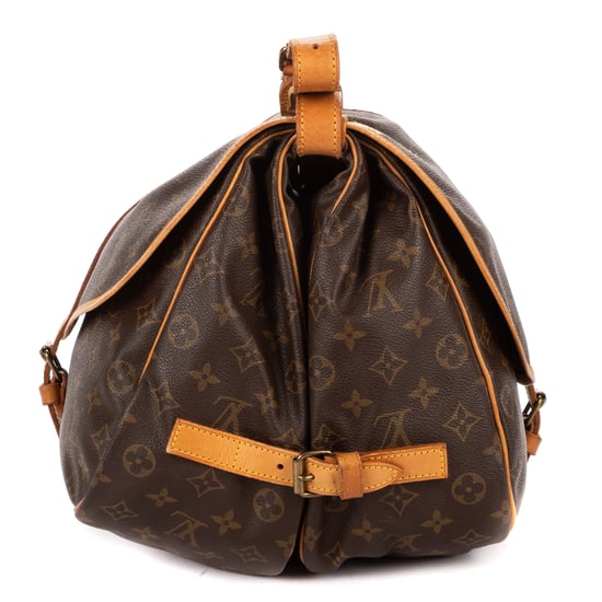 Louis Vuitton Saumur GM en marrón Lienzo recubierto - Image 3