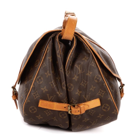 Louis Vuitton Saumur GM en marrón Lienzo recubierto - Image 4