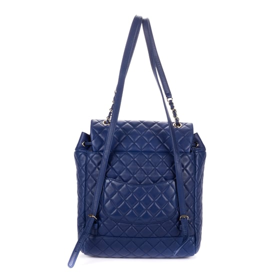 Chanel Urban Spirit Backpack Large en  azul Cuero de ternero - Image 5