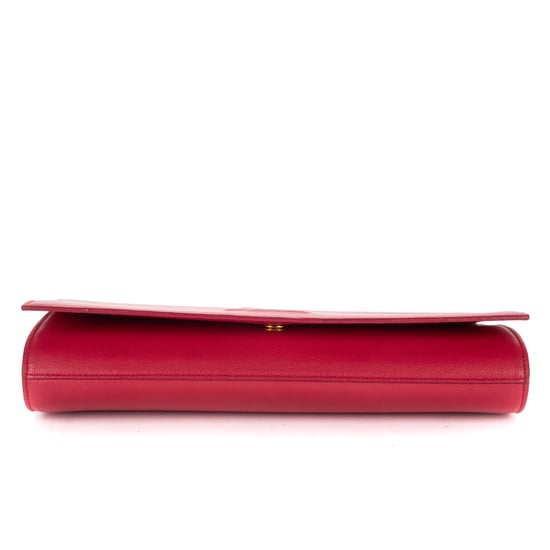 Yves Saint Laurent Belle de Jour Clutch en rosa Cuero de ternero - Image 6
