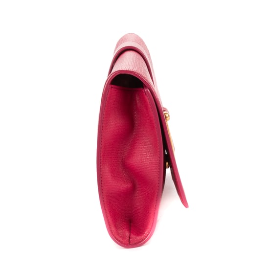 Yves Saint Laurent Ligne Y Clutch en rosa Cuero de ternero - Image 4