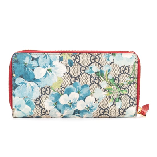 Gucci Zip Around Wallet en azul Lienzo recubierto - Image 5