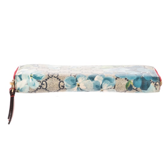 Gucci Zip Around Wallet en azul Lienzo recubierto - Image 6