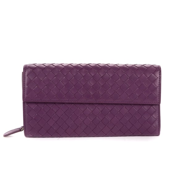 Bottega Veneta Flap Continental en morado Cuero de becerro - Image 1