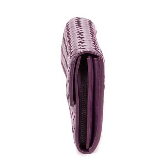 Bottega Veneta Flap Continental en morado Cuero de becerro - Image 3