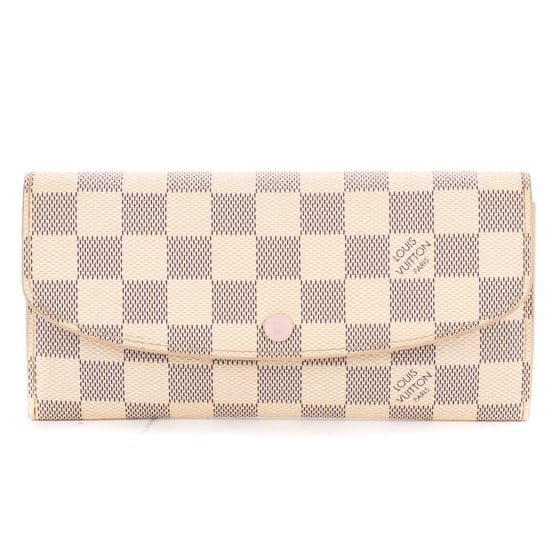 Louis Vuitton Emilie en marfil Lienzo recubierto - Image 1