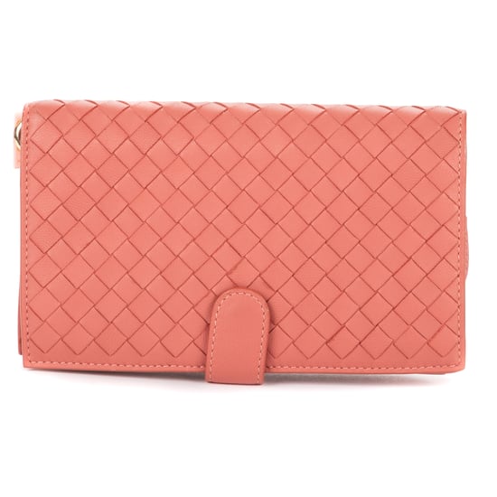 Bottega Veneta Continental Wallet en rosa Cuero de becerro - Image 1