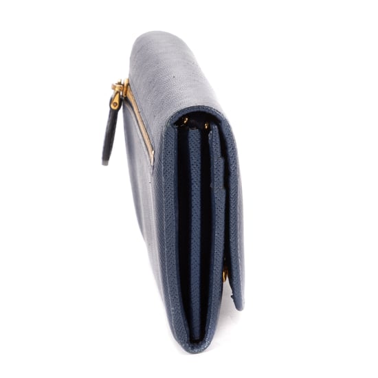 Prada Flap Continental Wallet  en  Marina Cuero de ternero - Image 4