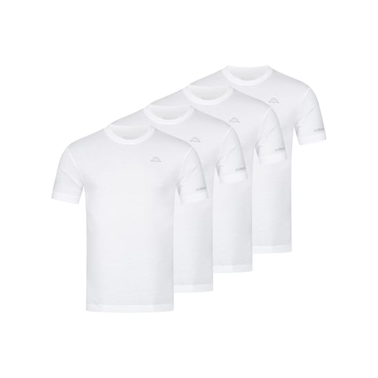 Kappa 4-Pack T-Shirt BASIC in White - Image 1