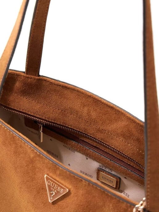 Bolso de Hombro Guess Color Cognac - Image 3