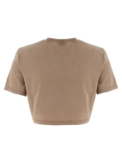 Camiseta de Algodón Marrón Fendi - Image 2