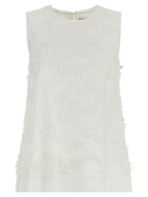 Blusa de Algodón Blanca P.A.R.O.S.H. - Image 1