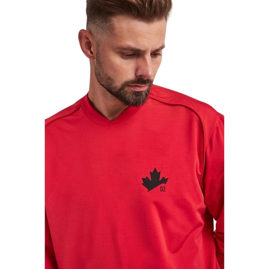 Suéter Rojo Con El Logo De Dsquared2 D2 Maple - Image 4