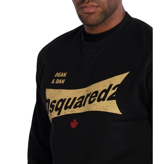 Jersey Negro De Cuello Redondo Con Logo Cool Fit De Dsquared2 - Image 4