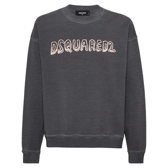 Sudadera Gris Carbón Con El Logotipo Best Fade De Dsquared2 - Image 1