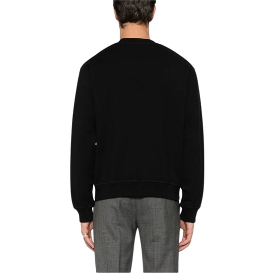 Jersey Negro De Cuello Redondo Con Logo D2 De Lentejuelas De Dsquared2 - Image 3