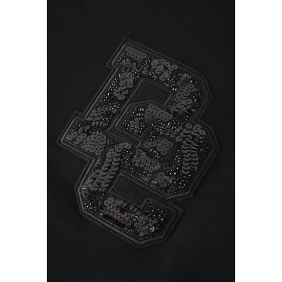 Jersey Negro De Cuello Redondo Con Logo D2 De Lentejuelas De Dsquared2 - Image 5