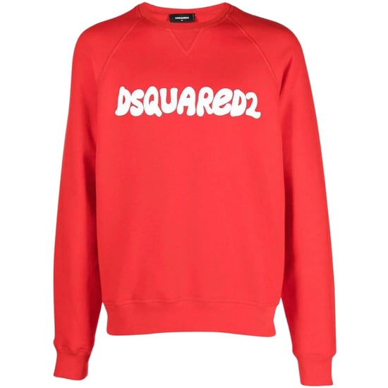 Jersey Rojo De Cuello Redondo Con Logo De Dsquared2 Cool Fit - Image 1
