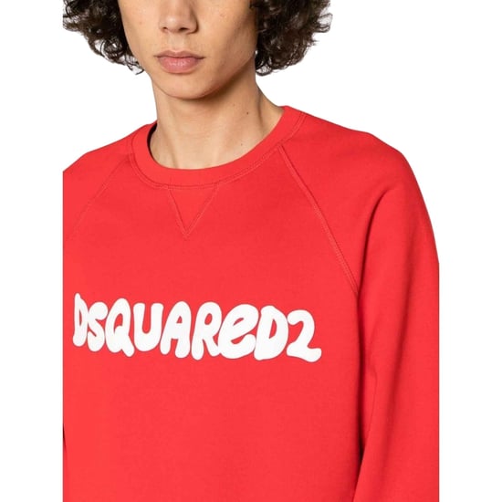 Jersey Rojo De Cuello Redondo Con Logo De Dsquared2 Cool Fit - Image 4