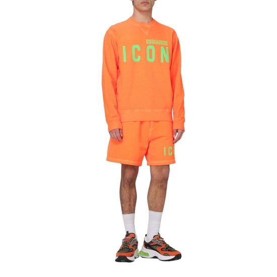 Jersey De Cuello Redondo Naranja Icon De Dsquared2 - Image 4