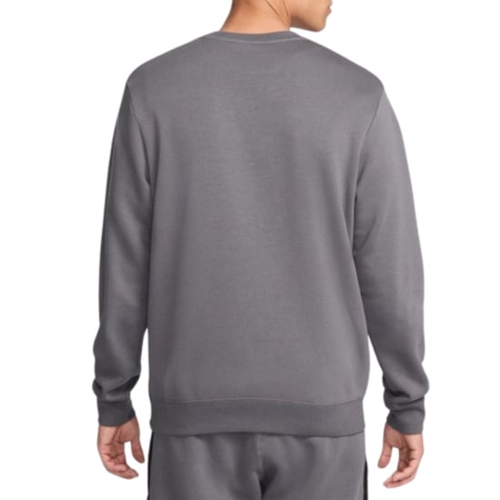 Suéter Gris Con El Logotipo Grande Del Swoosh De Nike - Image 2
