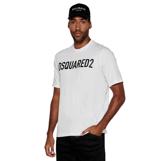 Camiseta Blanca De Corte Holgado Con Logo De La Marca Dsquared2 - Image 6