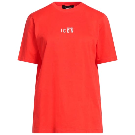 Camiseta Roja Con Logo Pequeño En El Pecho De Dsquared2 Icon - Image 1
