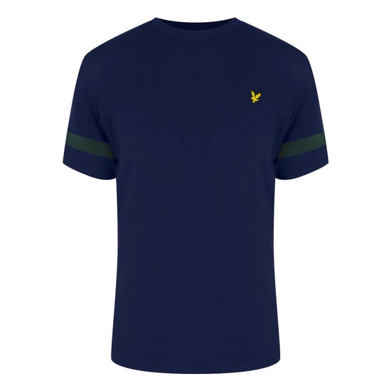 Camiseta Azul Marino Con Ribete De Lyle & Scott - Image 1