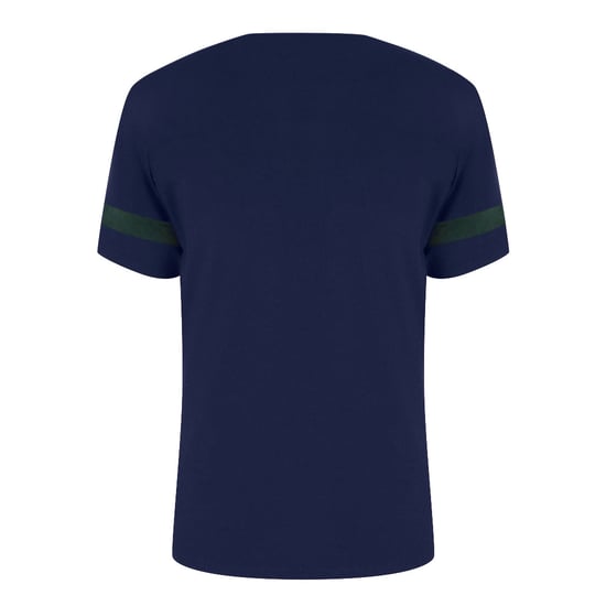 Camiseta Azul Marino Con Ribete De Lyle & Scott - Image 2