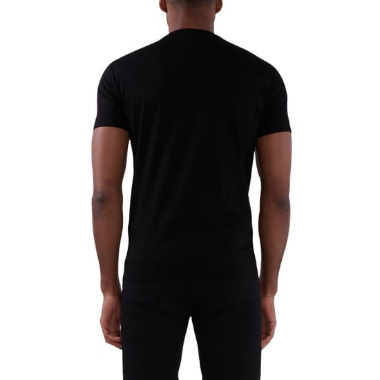 Camiseta Negra Con El Logotipo De Contorno Del Icono De Dsquared2 - Image 4