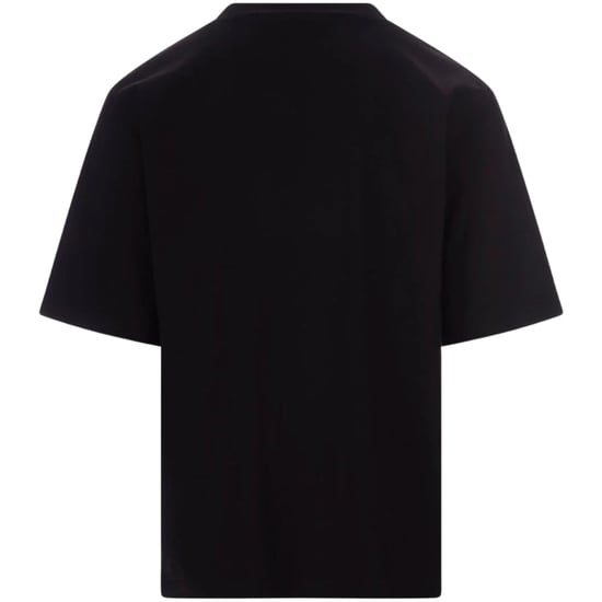 Camiseta Negra De Corte Holgado Con Logo De La Marca Dsquared2 - Image 2