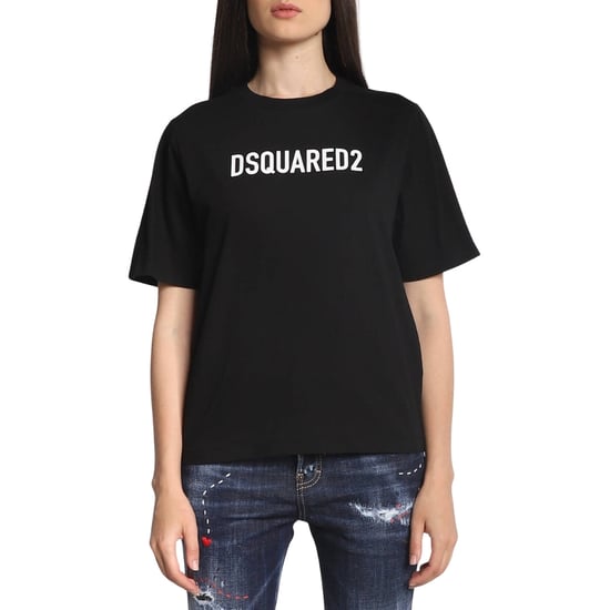 Camiseta Negra Con Estampado De Logo Llamativo De Dsquared2 - Image 2