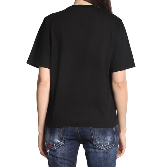 Camiseta Negra Con Estampado De Logo Llamativo De Dsquared2 - Image 3
