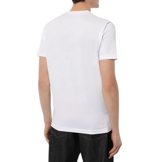 Camiseta Blanca Con Estampado De Boca De La Marca Dsquared2 - Image 3