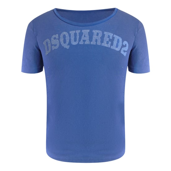 Camiseta Azul De Cuello Redondo De Dsquared2 - Image 1