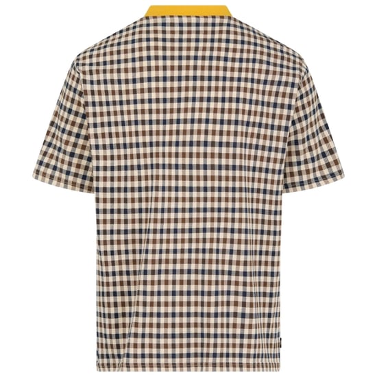 Camiseta Aquascutum Active Iconic Check Beige - Image 2