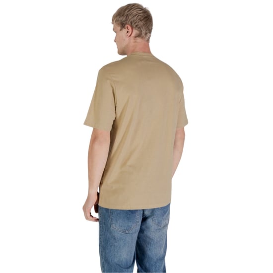 Camiseta Aquascutum Active Con Logo Pequeño, Color Beige - Image 5