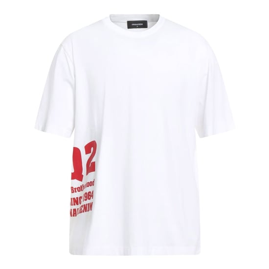 Camiseta Blanca Con Logotipo Lateral Dq2 De Dsquared2 - Image 1
