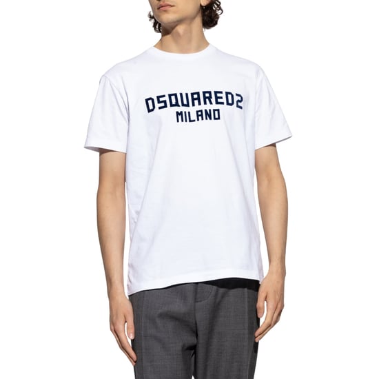 Camiseta Blanca De Corte Moderno Con El Logotipo De Dsquared2 Milano - Image 2