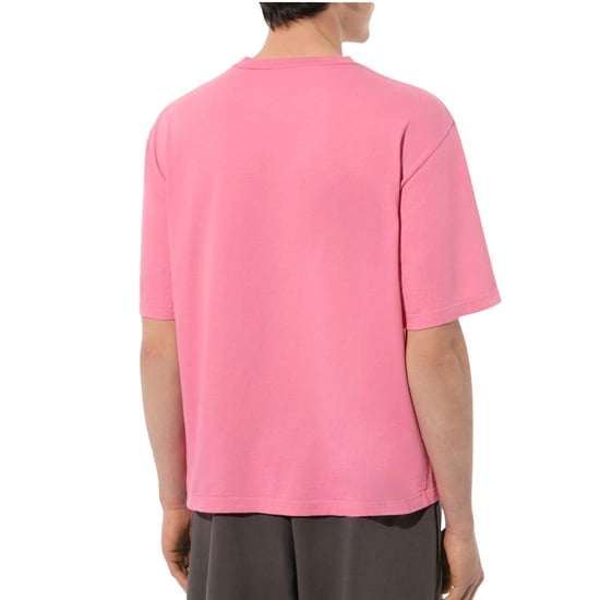Camiseta Rosa De Corte Holgado Con Logo De La Marca Dsquared2 - Image 4